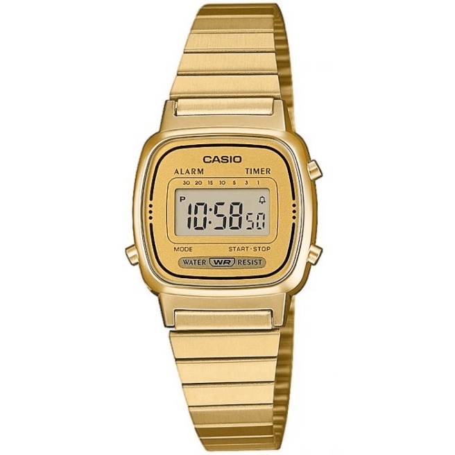 Mały Zegarek damski Złoty CASIO Vintage LA670WGA-9DF