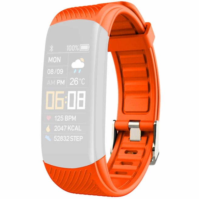 Pasek do Smartwatch Giewont GW200 Silikonowy POMARAŃCZOWY GWP200-9