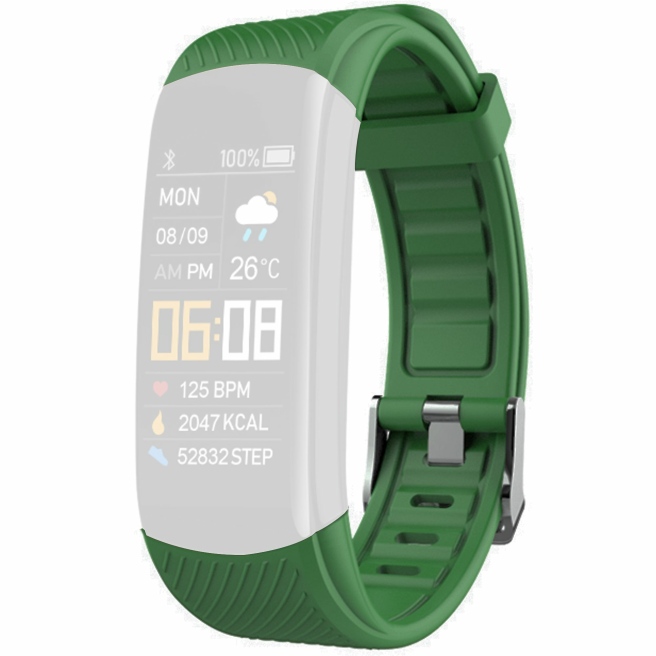 Pasek do Smartwatch Giewont GW200 Silikonowy ZIELONY GWP200-5