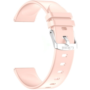 Pasek silikonowy do Smartwatcha G.Rossi SW010 RÓŻOWY GR22-3