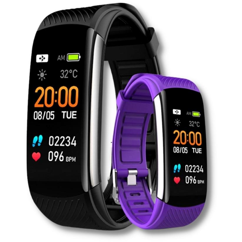 Polski Smartband Giewont Pasek silikonowy Fioletowy Polski Smartband Giewont Pasek silikonowy Fioletowy