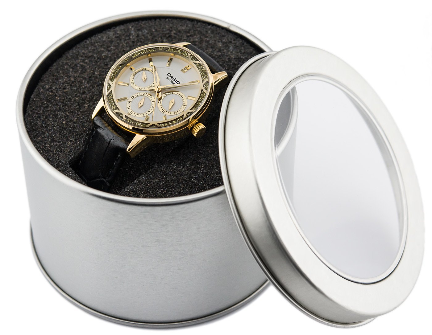 Pudełko metalowe - Puszka prezentowa na Zegarek