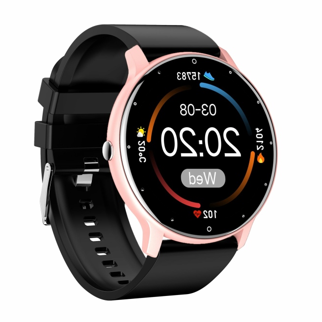 Sportowy Smartwatch Damski Gravity GT1-2 CZARNY