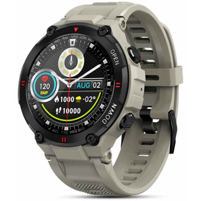 Smartwatch Męski Giewont GW430-2 Szary - Mikrofon i głośnik