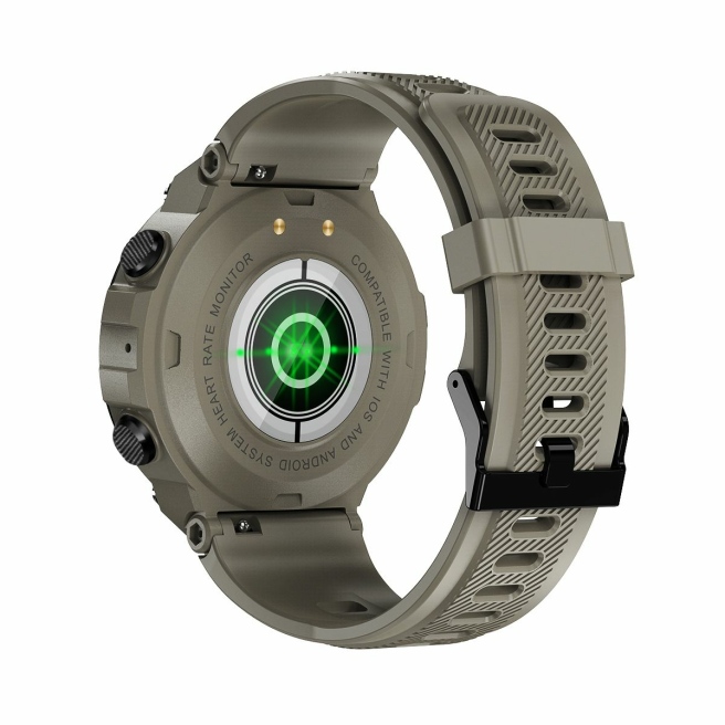 Smartwatch Męski Giewont GW430-2 Szary - Mikrofon i głośnik