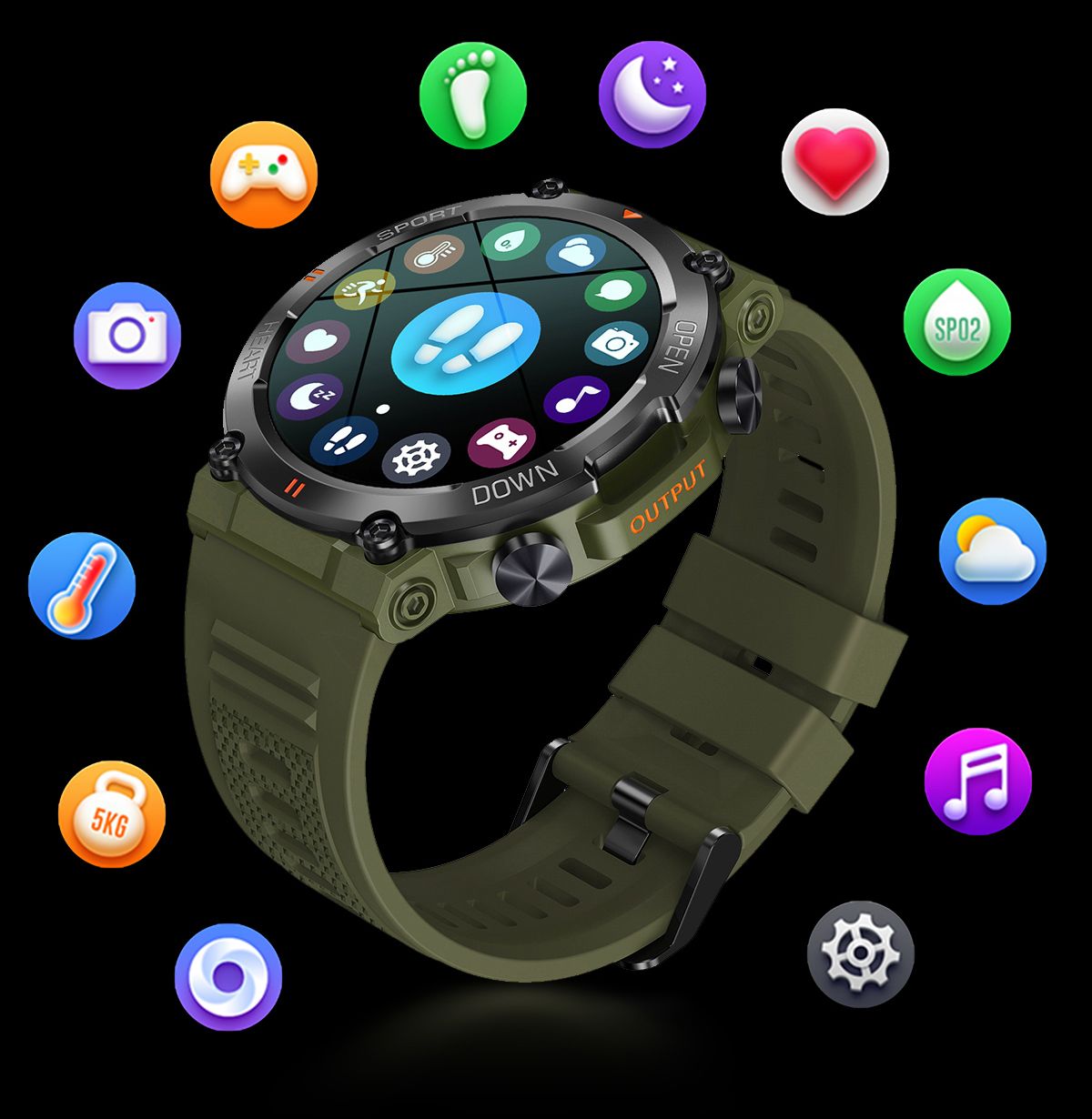 Smartwatch Gravity GT7-1 PRO - obrazek 15 Smartwatch Gravity GT7-1 PRO - obrazek 15