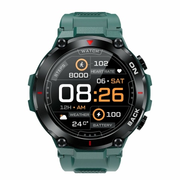 Sportowy Smartwatch Męski z GPS Gravity GT8-3 PL ZIELONY