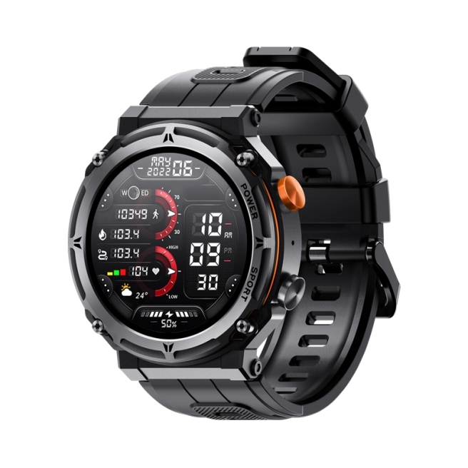 Smartwatch Veltori VT120-1 Czarny Pasek Silikonowy