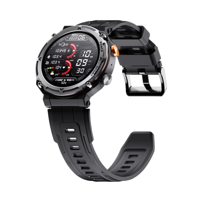 Smartwatch Veltori VT120-1 Czarny Pasek Silikonowy