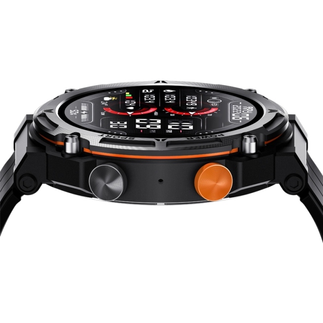 Smartwatch Veltori VT120-1 Czarny Pasek Silikonowy