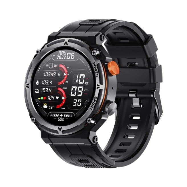 Smartwatch Veltori VT120-1 Czarny Pasek Silikonowy