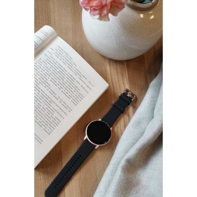 Sportowy Smartwatch Damski Gravity GT1-2 CZARNY
