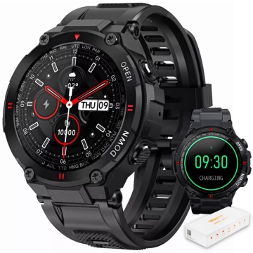 Sportowy Smartwatch Męski Gravity GT7-1 CZARNY