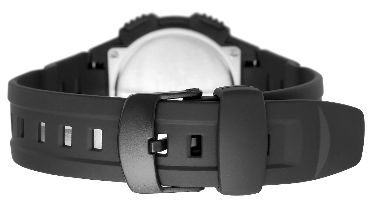 Zegarek męski Casio AQ-S800W-1BVEF na czarnym pasku, czarna tarcza - zdjęcie 5 Zegarek męski Casio AQ-S800W-1BVEF na czarnym pasku, czarna tarcza - zdjęcie 5