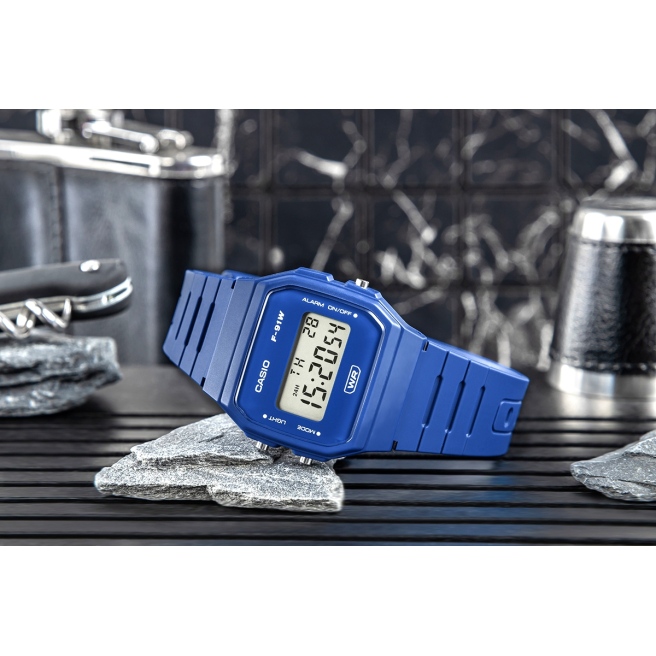 Zegarek CASIO Unisex F-91WB-2A1DF + BOX