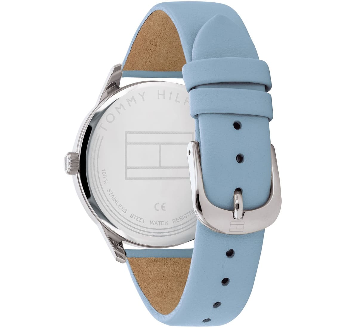 Zegarek damski Tommy Hilfiger BROOKE 1782023 na pasku niebieskim, srebrna tarcza - zdjęcie 3 Zegarek damski Tommy Hilfiger BROOKE 1782023 na pasku niebieskim, srebrna tarcza - zdjęcie 3