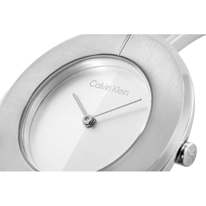 Zegarek damski CALVIN KLEIN Classic 25200022 na bransolecie srebrnej ...