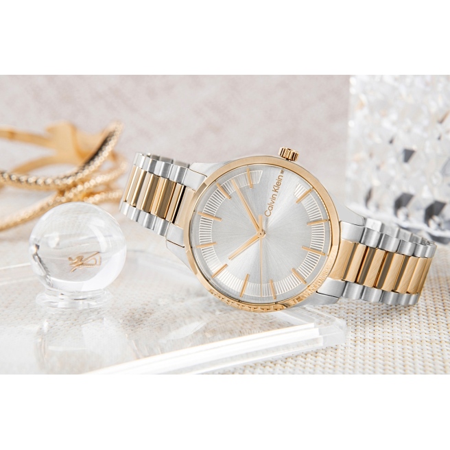 Zegarek damski CALVIN KLEIN Iconic Brancelet 25200044 na bransolecie ...