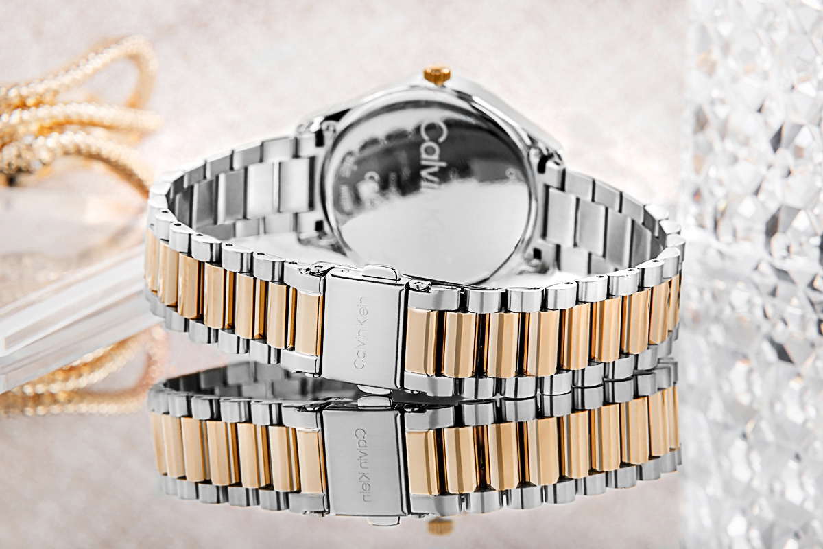 Zegarek damski CALVIN KLEIN Iconic Brancelet 25200044 na bransolecie ...