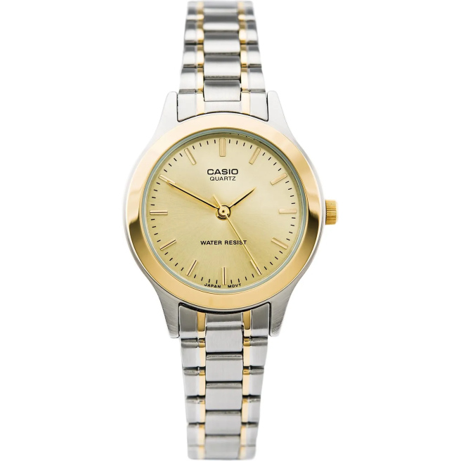 Zegarek Damski CASIO Srebrno-złoty LTP-1128G-9ARDF