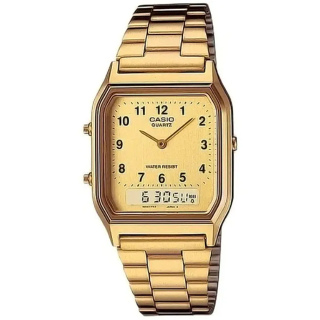 Zegarek Casio AQ-230GA-9BMQ Uniseks Złoty