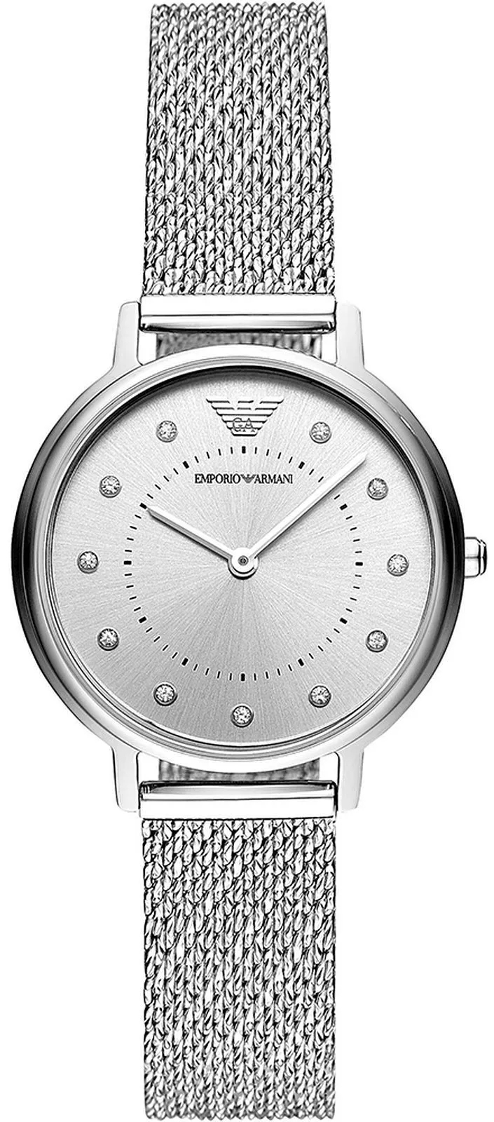 Zegarek Damski Srebrny EMPORIO ARMANI Kappa AR11128