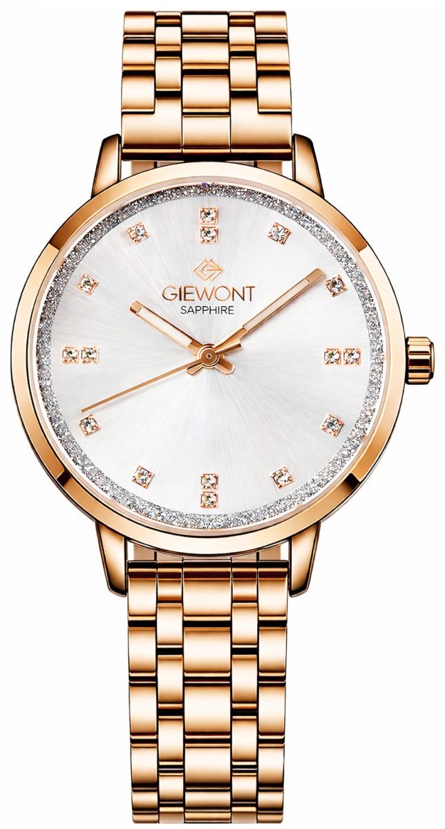 Zegarek Damski Giewont Sapphire Różowe Złoto GW7370-B3 Zegarek Damski Giewont Sapphire Różowe Złoto GW7370-B3