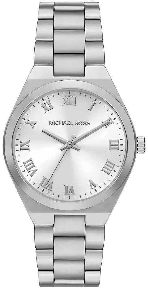 Zegarek damski srebrny Michael Kors Lennox MK7393 na bransolecie, tarcza srebrna, WR50