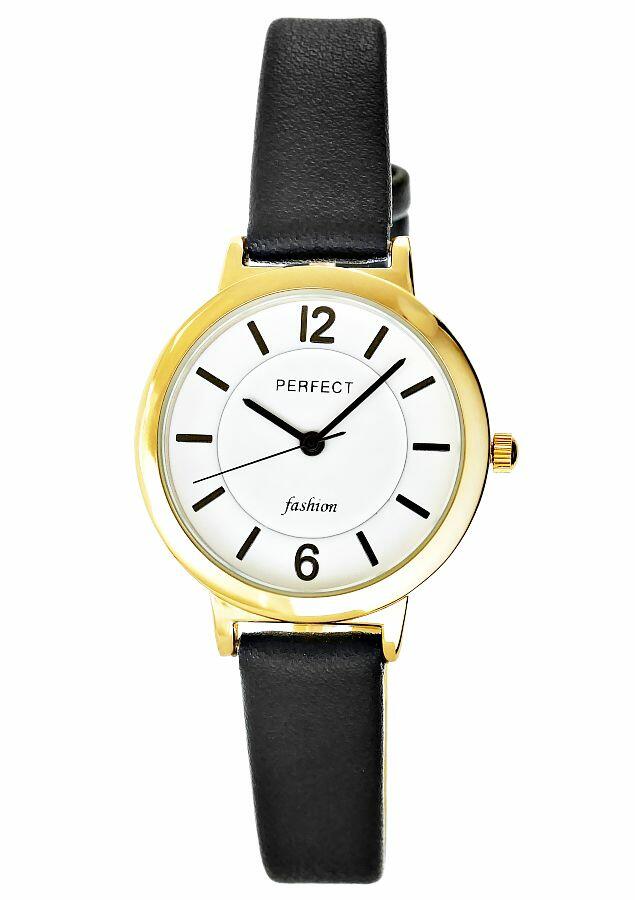 Zegarek damski na czarnym pasku PERFECT L203-5
