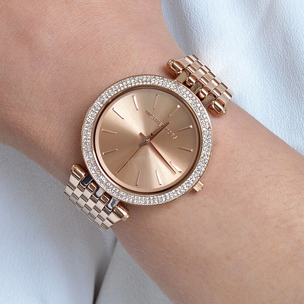Zegarek Damski Różowe złoto Michael Kors Darci MK3192 Zegarek Damski Różowe złoto Michael Kors Darci MK3192