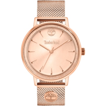 Zegarek damski Timberland Esmond TBL.15961MYR32MM na bransolecie różowozłotej, różowozłota tarcza