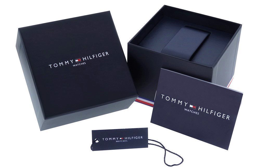 Zegarek damski Tommy Hilfiger ARI 1781977 na bransolecie złotej, różowa ...
