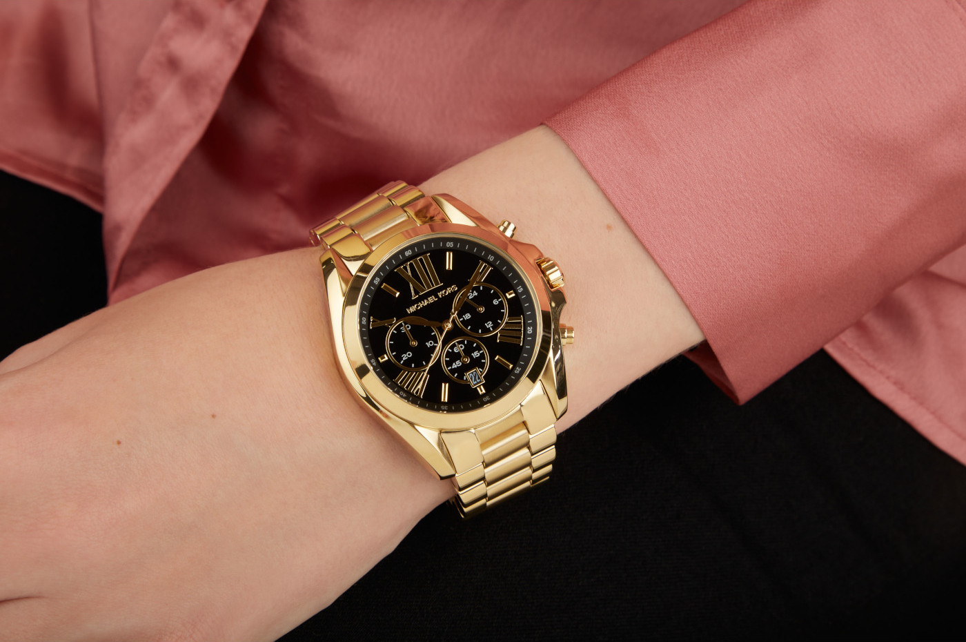 Zegarek damski Michael Kors BRADSHAW MK5739 na bransolecie złotej 