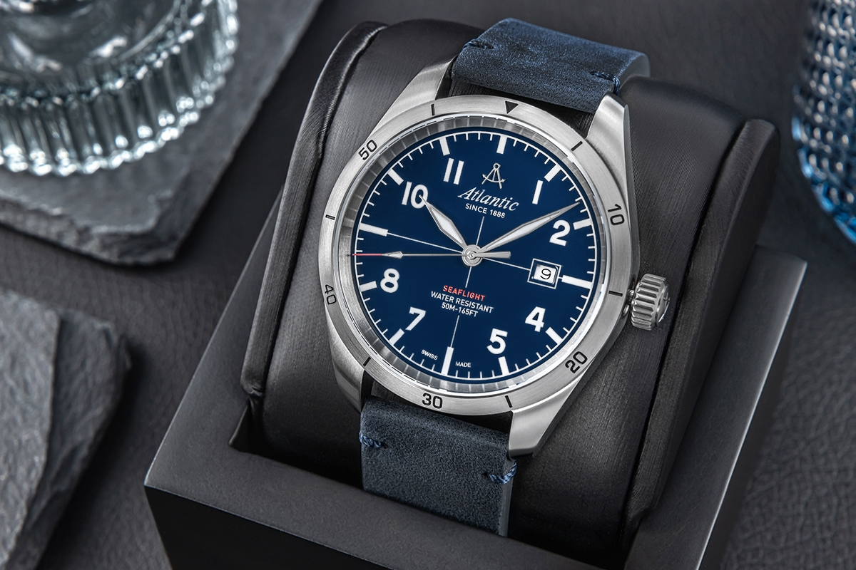 Zegarek Męski Atlantic Seaflight 70351.41.55 + BOX Zegarek Męski Atlantic Seaflight 70351.41.55 + BOX