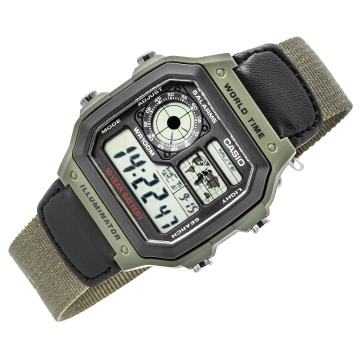 Zegarek Męski CASIO AE-1200WHB-3BVDF + BOX