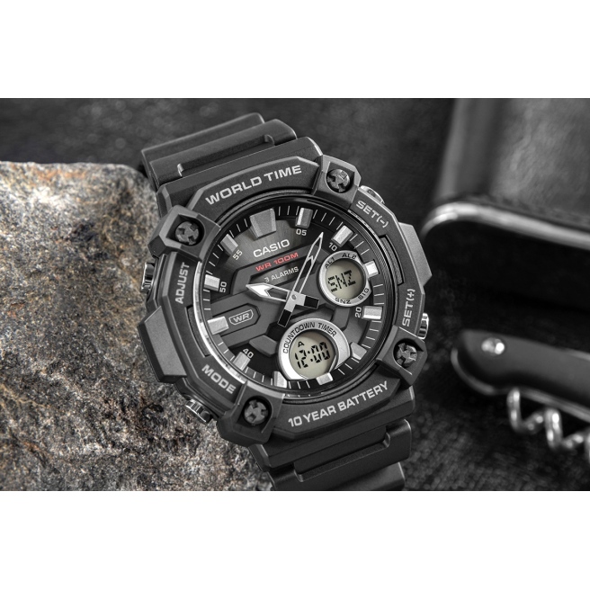Zegarek Męski CASIO AEQ-120W-1AVDF + BOX