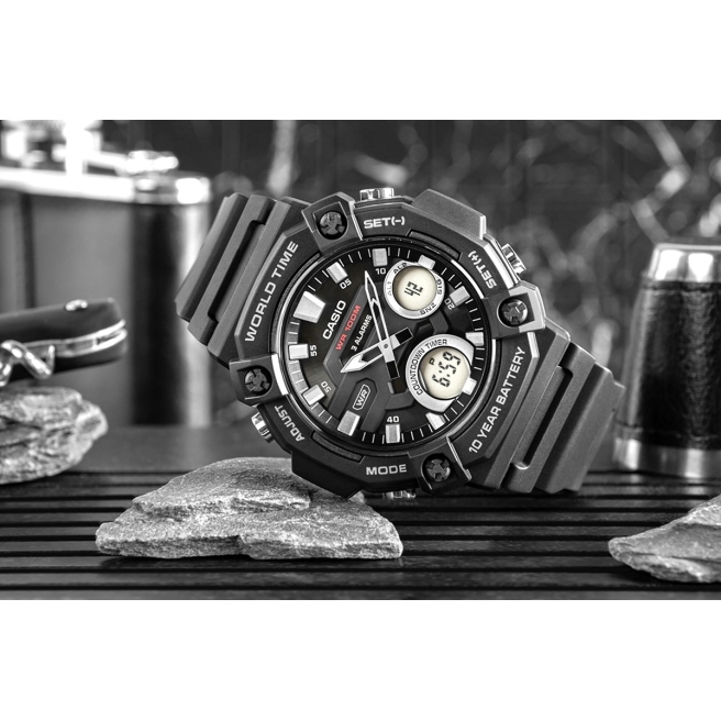 Zegarek Męski CASIO AEQ-120W-1AVDF + BOX