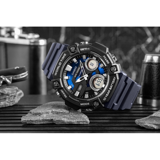 Zegarek Męski CASIO AEQ-120W-2AVDF + BOX