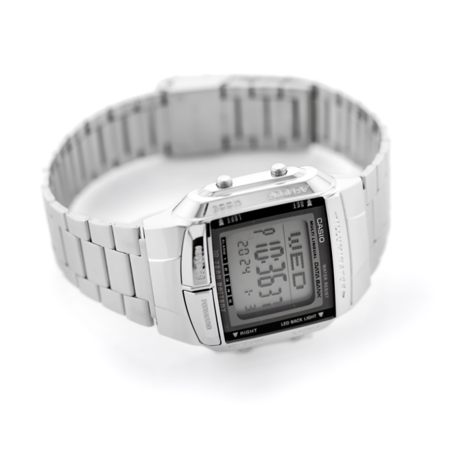 Zegarek Męski CASIO Srebrny DB-360-1ADF