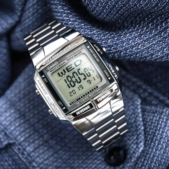 Zegarek Męski CASIO Srebrny DB-360-1ADF