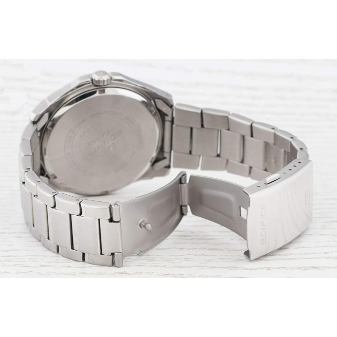 Zegarek Męski CASIO EDIFICE EF-129D-2AVEF na srebrnej bransolecie