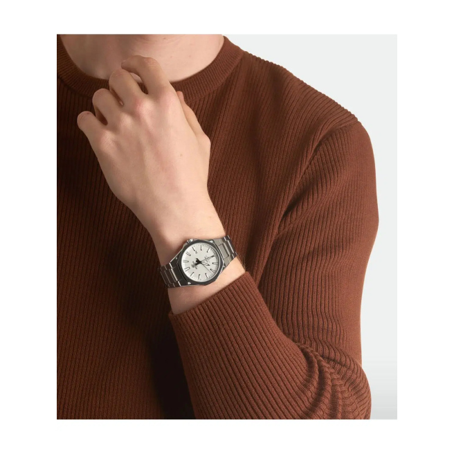Zegarek Męski CASIO EDIFICE EFR-S108D-7AVUEF na srebrnej bransolecie Szafirowe szkiełko