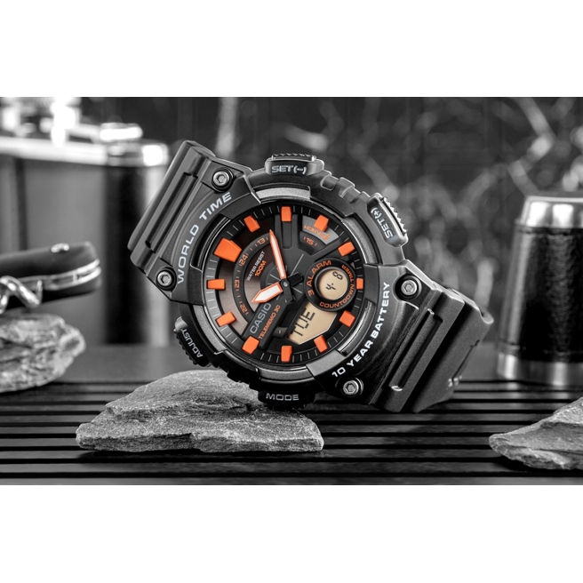 Zegarek Męski CASIO Gerton AEQ-110W-1A2VDF + BOX