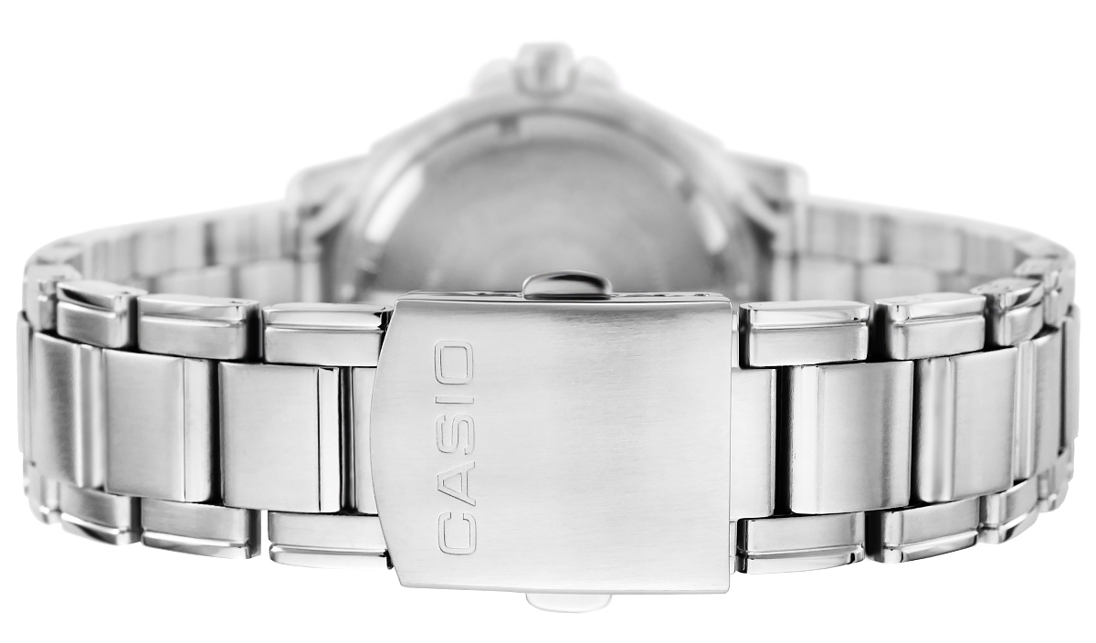 Zegarek męski Casio MTD-1053D-2AVES na srebrnej bransolecie, niebieska tarcza - zdjęcie 6 Zegarek męski Casio MTD-1053D-2AVES na srebrnej bransolecie, niebieska tarcza - zdjęcie 6