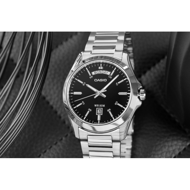 Zegarek Męski CASIO MTP-1370D-1A1VDF + BOX