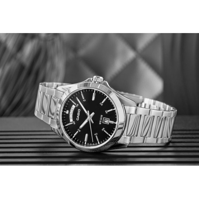 Zegarek Męski CASIO MTP-1370D-1A1VDF + BOX