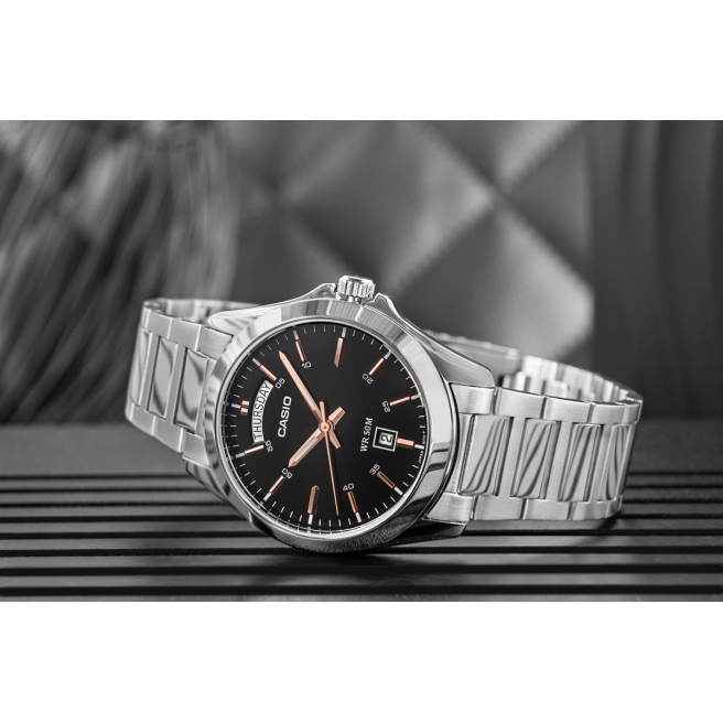 Zegarek Męski CASIO MTP-1370D-1A2VDF + BOX