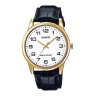 Zegarek Męski Brązowy pasek CASIO MTP-V001GL-1BUDF