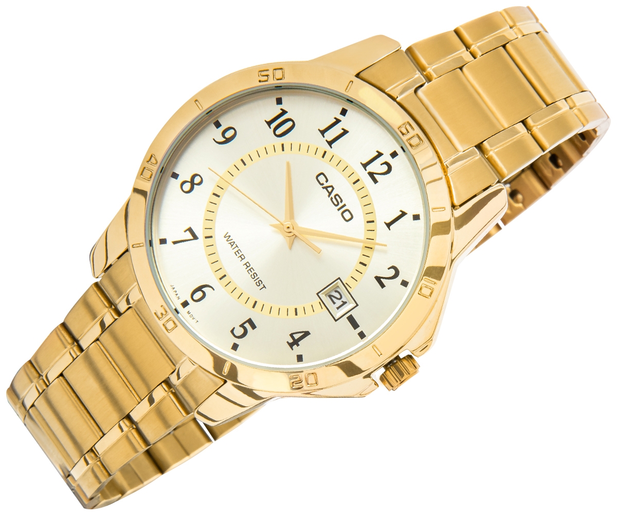 Zegarek Męski CASIO MTP-V004G-9BUDF + BOX Zegarek Męski CASIO MTP-V004G-9BUDF + BOX