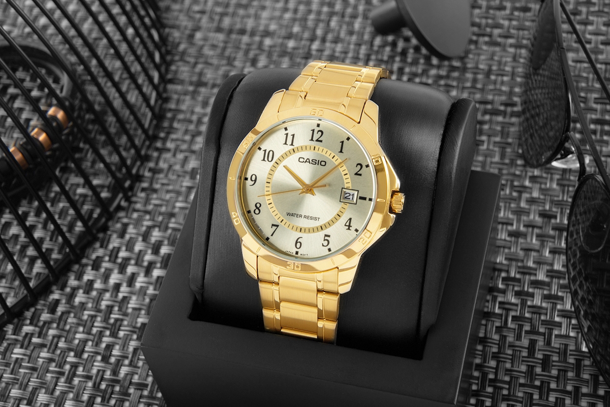 Zegarek Męski CASIO MTP-V004G-9BUDF + BOX Zegarek Męski CASIO MTP-V004G-9BUDF + BOX